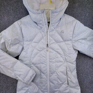 Nike ACG Youth Size 3 Medium 8-10 Puffer Jacket Vest Goose Down Long Sleeve Gray